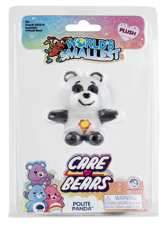 World's Smallest Care Bear Mini Plush Series 6 - Polite Panda - Image 1